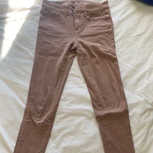 American Eagle pink skinny jean